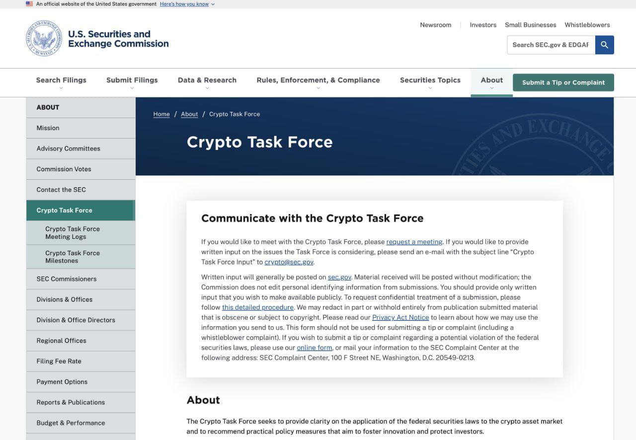 Crypto-Task-Force